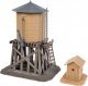 Water Tower and Shanty -- Kit - Tank: 3-1/2 x 4` 8.9 x 10.2cm Shanty: 1-3/4 x 2` 4.5 x 5.1cm, HO, WalthersTrainline 906