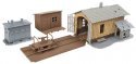 Trackside Tool Buildings -- Kit, HO, WalthersTrainline 909