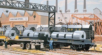 Steel Coil Load -- Kit pkg(12), HO, Walthers Cornerstone 1499