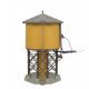 Wood Water Tank - Built-ups -- Assembled - Yellow Ochre - 3-1/2 x 3-7/8 x 6-5/8′ 8.7 x 9.6 , HO, Walthers Cornerstone 2813