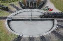 Motorized 130` Turntable DC/DCC -- Assembled - 19-1/8` 47.8cm Overall Diameter, HO, Walthers Cornerstone 2859