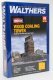 Wood Coaling Tower -- Kit - 7-1/2 x 6-1/2 x 10-5/8′ 19.1 x 16.5 x 27cm, HO, Walthers Cornerstone 2922