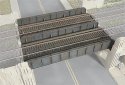 Through Plate-Girder Bridge -- Kit - Build as Single- or Double-Track, HO, Walthers Cornerstone 2948