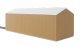 Modern Single-Track Engine House -- Kit - 11 x 4-1/4 x 4-1/4′ 27.9 x 10.7 x 10.7cm, HO, Walthers Cornerstone 2985