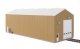 Modern Single-Track Engine House -- Kit - 11 x 4-1/4 x 4-1/4′ 27.9 x 10.7 x 10.7cm, HO, Walthers Cornerstone 2985
