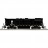 EMD GP38-2 High Nose - Standard DC - Master Silver -- Wheeling & Lake Erie 251 (black, white, yellow frame stripes), N, Atlas Mo