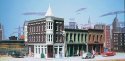 Merchant`s Row II -- Kit - 10 x 5` 25.4 x 12.7cm, HO, Walthers Cornerstone 3029
