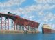 Ore Dock -- Kit - 48-1/2 x 5′ 121.2 x 12.5cm, HO, Walthers Cornerstone 3065