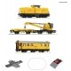 Analogue start set -- Analog Start Set -- Diesel locomotive class 212 with crane train - DB AG - HO - Roco Fleischmann 5100002