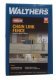 Chain-Link Fence - Kit - Up to 2 Gates -- Scale Length: Approximately 80′ 203cm, HO, Walthers Cornerstone 3125