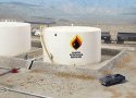 Wide Oil Storage Tank w/Berm -- Kit - Tank: 7-1/2` Diameter x 4` Tall 19.1 x 10.2cm, HO, Walthers Cornerstone 3167