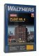 Plant No. 4 Background Building -- Kit - 6 x 2-1/4 x 7-1/2′ 15 x 5.6 x 18.7cm, HO, Walthers Cornerstone 3183