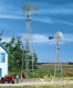 Van Dyke Farm Windmill -- Kit - 1-5/8 x 1-5/8 x 8-3/4′ 4.1 x 4.1 x 22.2cm pkg(2), HO, Walthers Cornerstone 3198