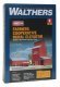 Farmer`s Co-op Rural Grain Elevator -- Kit - Elevator: 4-3/8 x 5-3/8 x 6` 11 x 13.7 x 15.2cm, N, Walthers Cornerstone 3238