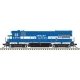 GE U23B - Standard DC - Master Silver -- Conrail Express RBMN 2395 (blue, white), N, Atlas Model Railroad Co. 40006173