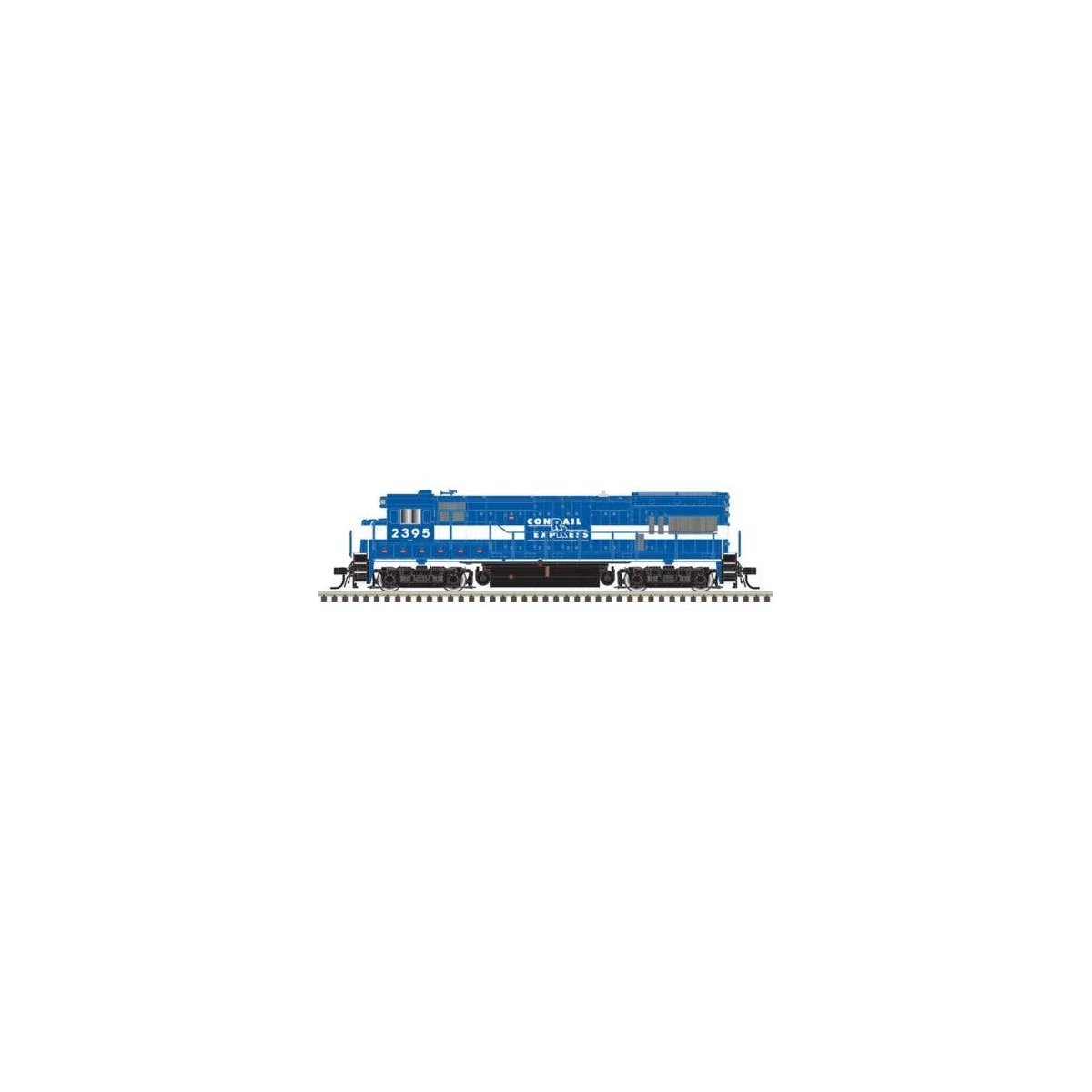 GE U23B - Standard DC - Master Silver -- Conrail Express RBMN 2395 (blue, white), N, Atlas Model Railroad Co. 40006173