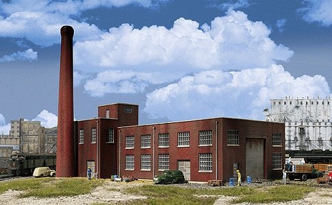 Machine Shop -- Kit - 8-1/8 x 5-1/4 x 6-1/2′ 20.6 x 13.3 x 16.5cm, N, Walthers Cornerstone 3264