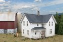 Lancaster Farmhouse -- Kit - 5-15/16 x 4-1/2 x 4-5/16′ 15.1 x 11.4 x 11cm, HO, Walthers Cornerstone 3333