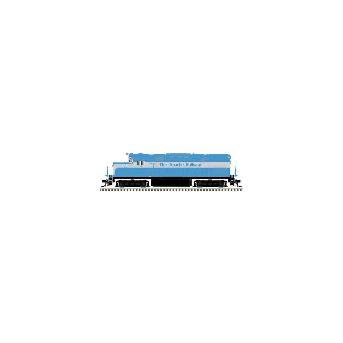 Alco C420 Low Nose - Standard DC - Master(R) Silver -- Apache 83 (blue, silver), HO, Atlas Model Railroad Co. 10004737