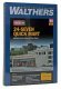 24-Seven Quick Mart -- Kit - 7-1/8 x 5-3/8 x 2-5/8′ 18 x 13.6 x 6.6cm, HO, Walthers Cornerstone 3477