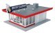 Vintage Dairy Queen(R) -- Kit - 5-1/16 x 3-1/2 x 2-3/8′ 12.8 x 8.8 x 6cm, HO, Walthers Cornerstone 3484