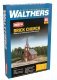 Brick Church -- Kit - 8-1/16 x 4-9/16 x 10-3/4′ 20.4 x 11.5 x 27.2cm, HO, Walthers Cornerstone 3496