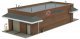 Gas Station Car Wash -- Kit - 10-1/2 x 4-13/16 x 3′ 26.6 x 12.2 x 7.6cm, HO, Walthers Cornerstone 3539