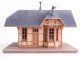 Victoria Springs Station -- Kit - 4-7/16 x 3-13/16 x 3-5/16′ 11.2 x 9.6 x 8.4cm, HO, Walthers Cornerstone 3555