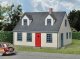Cape Cod House -- Kit - 4-1/4 x 3-5/8 x 3′ 10.7 x 9.2 x 7.6cm, HO, Walthers Cornerstone 3776