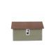 Single-Car Garage pkg(2) -- Kit - Each: 2-5/8 x 1-5/8 x 1-11/16′ 6.6 x 4 x 4.1cm, HO, Walthers Cornerstone 3796