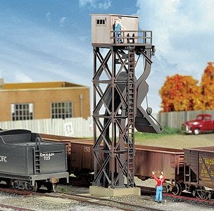 Cinder Conveyor & Ash Pit -- Kit - 1-1/8 x 1-3/4 x 3` 2.9 x 4.5 x 7.6cm Pit depth: 1/2` 1., N, Walthers Cornerstone 3816