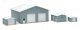 Pole Barn and Sheds -- Kit, N, Walthers Cornerstone 3853