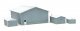 Pole Barn and Sheds -- Kit, N, Walthers Cornerstone 3853