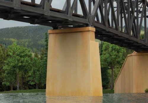 Bridge Piers -- Kit pkg(2), N, Walthers Cornerstone 3880