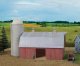 Meadowhead Barn and Silo -- Kit, N, Walthers Cornerstone 3892
