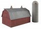 Meadowhead Barn and Silo -- Kit, N, Walthers Cornerstone 3892