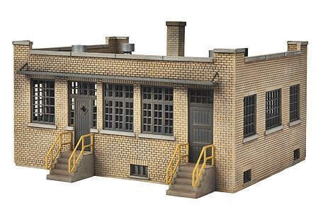 Industry Office -- Kit - 4-3/4 x 6-1/4 x 2-3/4′ 12.1 x 15.9 x 5.1cm, HO, Walthers Cornerstone 4020