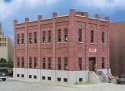 Brick Office Building -- Kit - 7-11/16 x 5-1/4 x 5′ 19.5 x 13.3 x 12.7cm, HO, Walthers Cornerstone 4050
