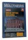 Brick Office Building -- Kit - 7-11/16 x 5-1/4 x 5′ 19.5 x 13.3 x 12.7cm, HO, Walthers Cornerstone 4050