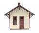 Flag Stop Station -- Kit - 3-3/8 x 3-1/16 x 2-7/8′ 8.57 x 7.78 x 7.3cm, HO, Walthers Cornerstone 4061