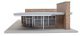 Modern Brick Santa Fe Station -- Kit - 21-13/16 x 8-1/16 x 3′ 55.5 x 20.4 x 7.6cm, HO, Walthers Cornerstone 4064