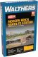 Modern Brick Santa Fe Station -- Kit - 21-13/16 x 8-1/16 x 3′ 55.5 x 20.4 x 7.6cm, HO, Walthers Cornerstone 4064