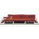 Alco C420 Low Nose - Standard DC - Master(R) Silver -- Delaware & Hudson 408 (Ex-LV, Cornell Red, yellow), N, Atlas Model Railro