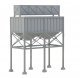 Aggregate Bins -- Kit - 4-7/8 x 2-7/16 x 6-1/8′ 12.3 x 6.1 x 15.5cm, HO, Walthers Cornerstone 4090