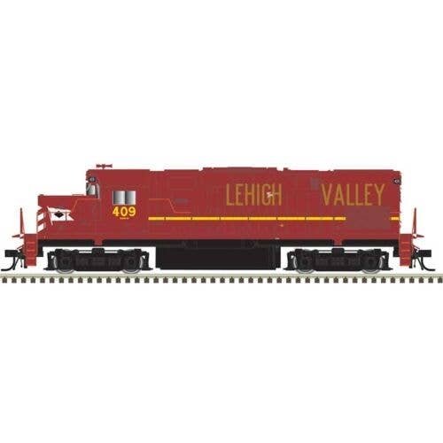 Alco C420 Low Nose - Standard DC - Master(R) Silver -- Delaware & Hudson 409 (Ex-LV, Cornell Red, yellow), N, Atlas Model Railro