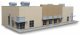 Small Business Center -- Kit - 18-1/4 x 10-7/16 x 5-1/4′ 46.3 x 26.5 x 13.3cm as shown, HO, Walthers Cornerstone 4132