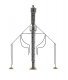 Diesel Service Facility Sanding Tower -- Kit - 5-7/32 x 25/32 x 7′ 13.2 x 2 x 17.9cm, HO, Walthers Cornerstone 4160