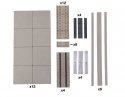 Transload Pavement - Transload Facility -- Kits, HO, Walthers Cornerstone 4186