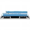Alco C420 Low Nose - Standard DC - Master(R) Silver -- Apache 81 (blue, silver), N, Atlas Model Railroad Co. 40006066