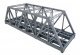 Modernized Double-Track Railroad Truss Bridge -- Kit - 15 x 5 x 4-1/2′ 38.1 x 12.7 x 11.4cm, HO, Walthers Cornerstone 4510